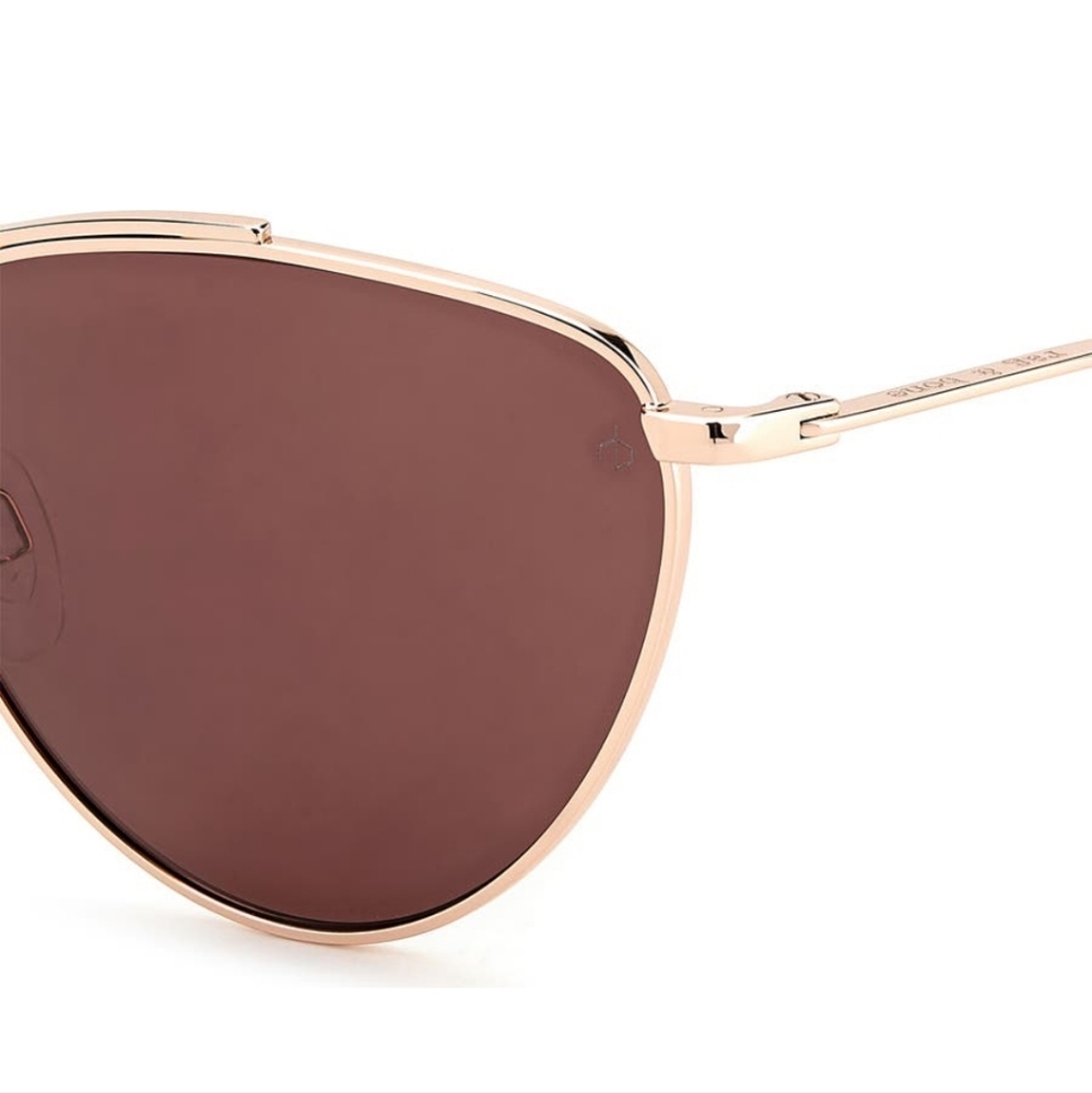 Rag and Bone Aviator Pilot Sunglasses Red Gold Designer Luxury Celebrity #146 - Picture 3 of 7